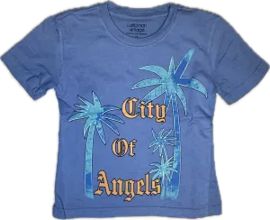 Californian Vintage- City Of Angels T-Shirt (Dusty Blue)