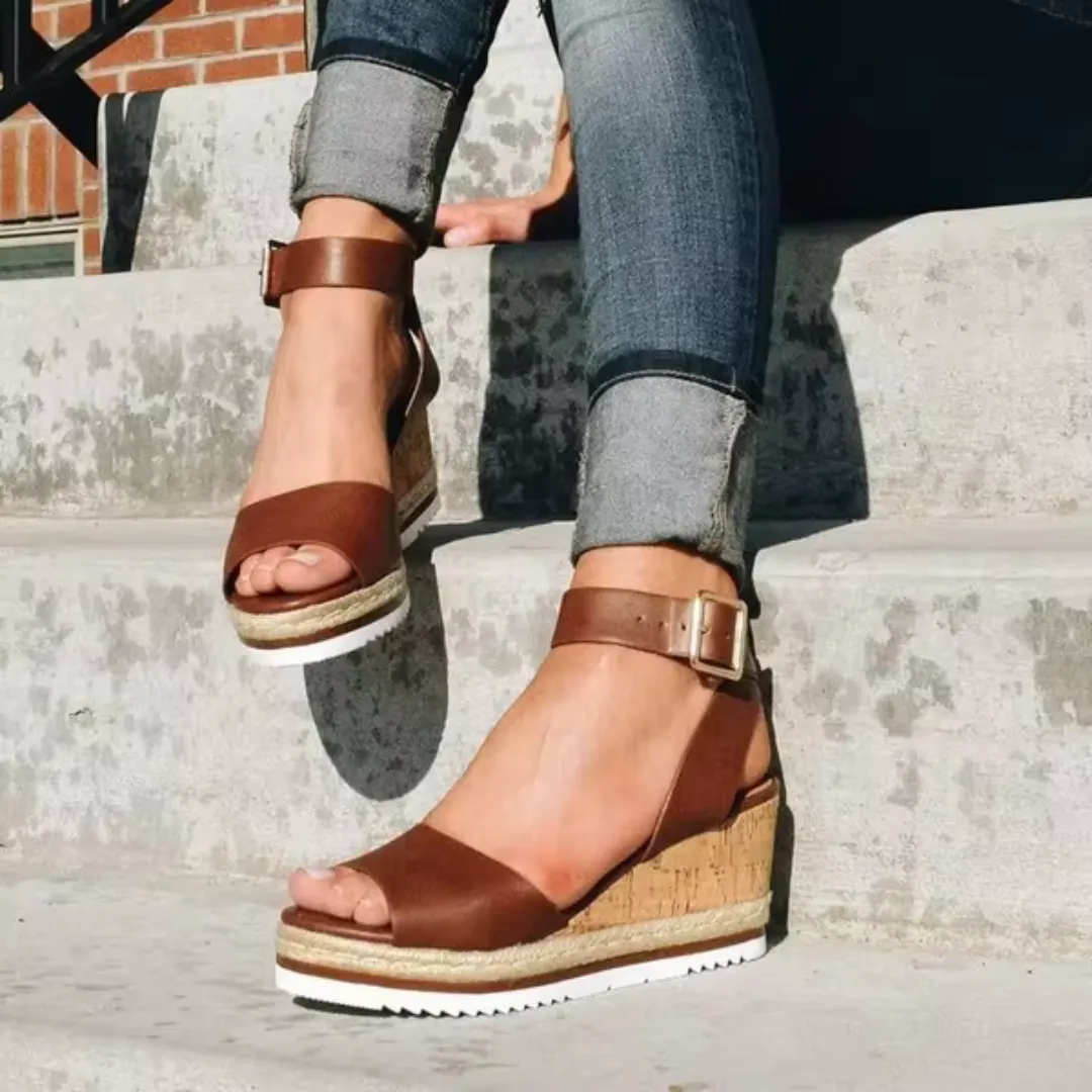 Cassandra© - Stylish Wedge Sandals