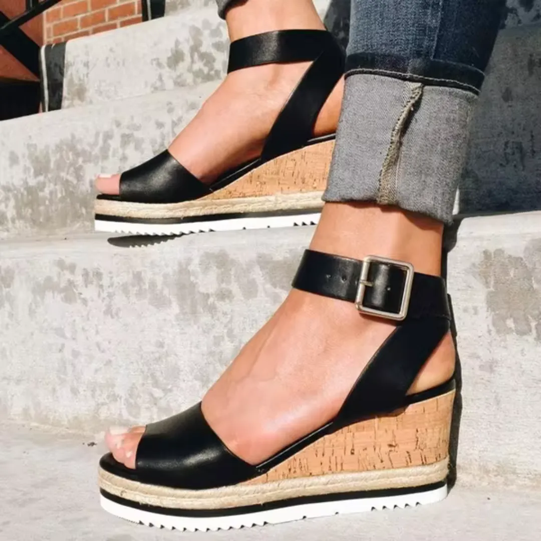 Cassandra© - Stylish Wedge Sandals