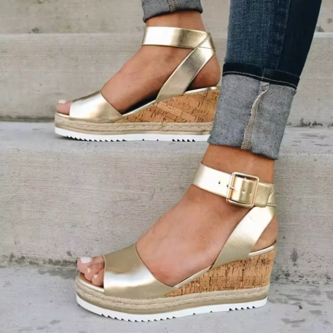 Cassandra© - Stylish Wedge Sandals