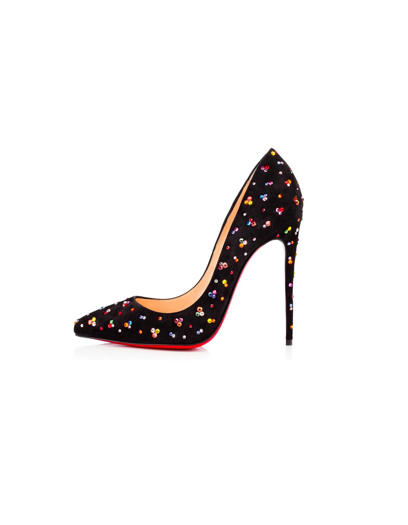 Christian Louboutin Crystal Clair De Lune Pigalle Follies 120 sz 39.5