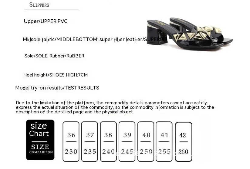 Chunky Heel Sandals: Simple & Stylish | Open Toe, Square Head Design, Outdoor Sandals