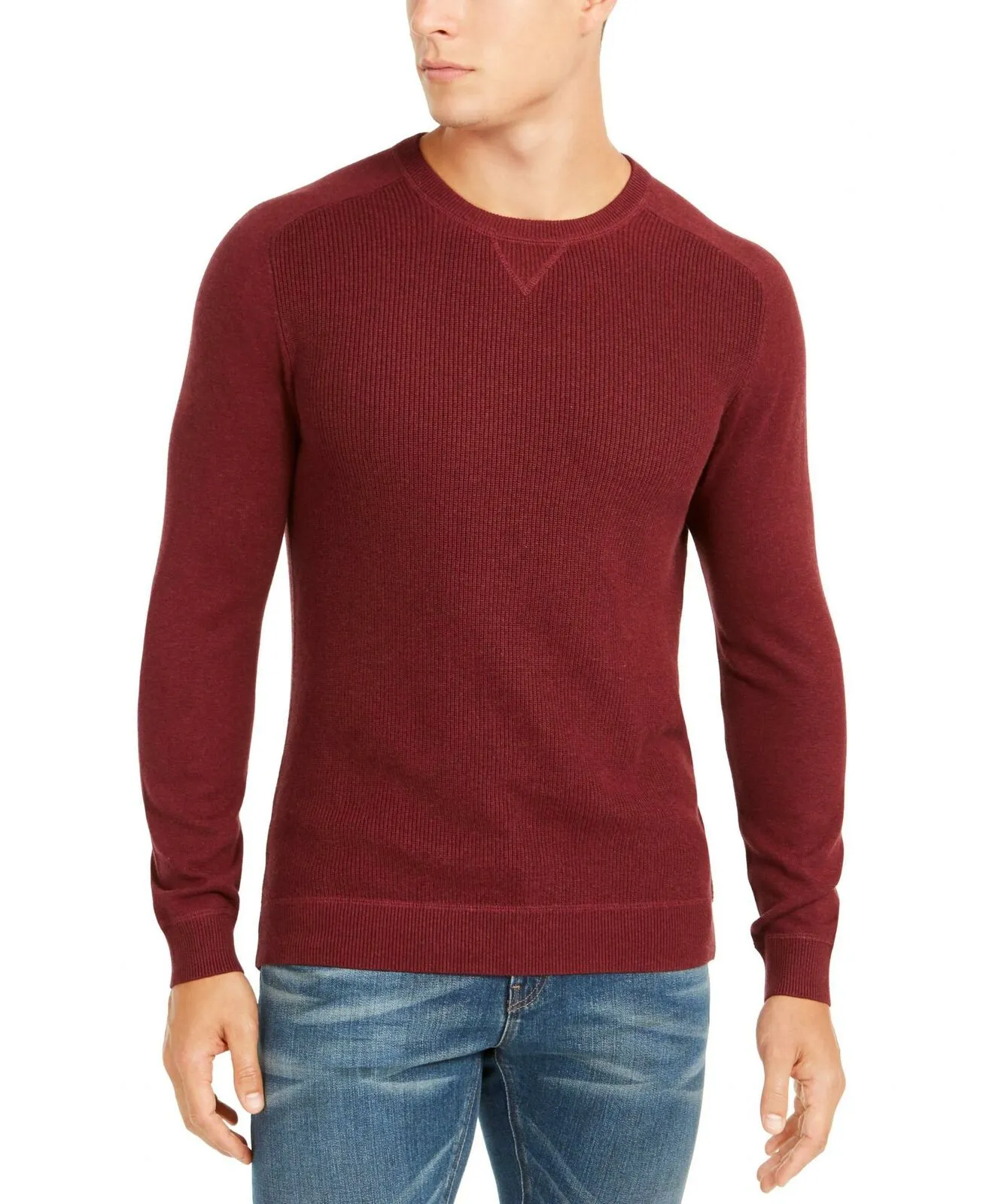 Club Room Men's Pima Cotton Crew Neck Sweater