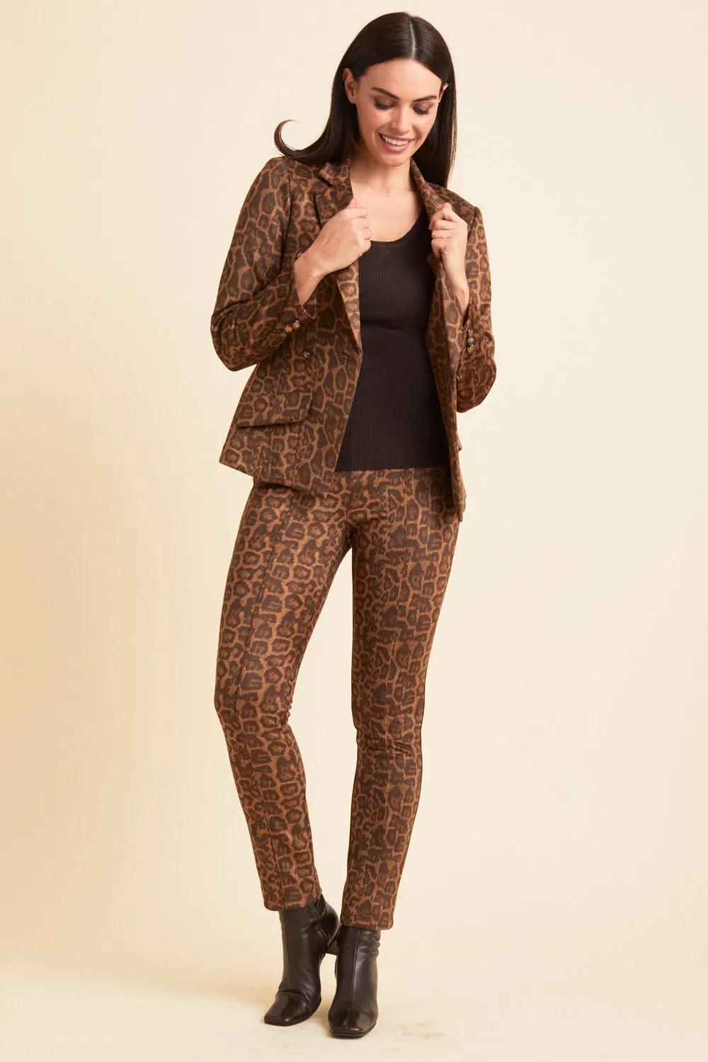 Colby Legging - Cheetah Suede: FINAL SALE