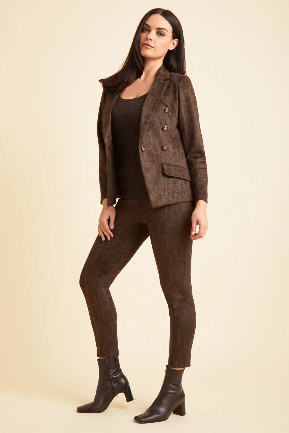 Colby Legging - Cheetah Suede: FINAL SALE