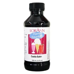 Cookie Butter Flavor Fountain - 4 oz. - 32 oz. - Ice Cream and Beverage Flavors - LorAnn Oils - Canadian Distribution