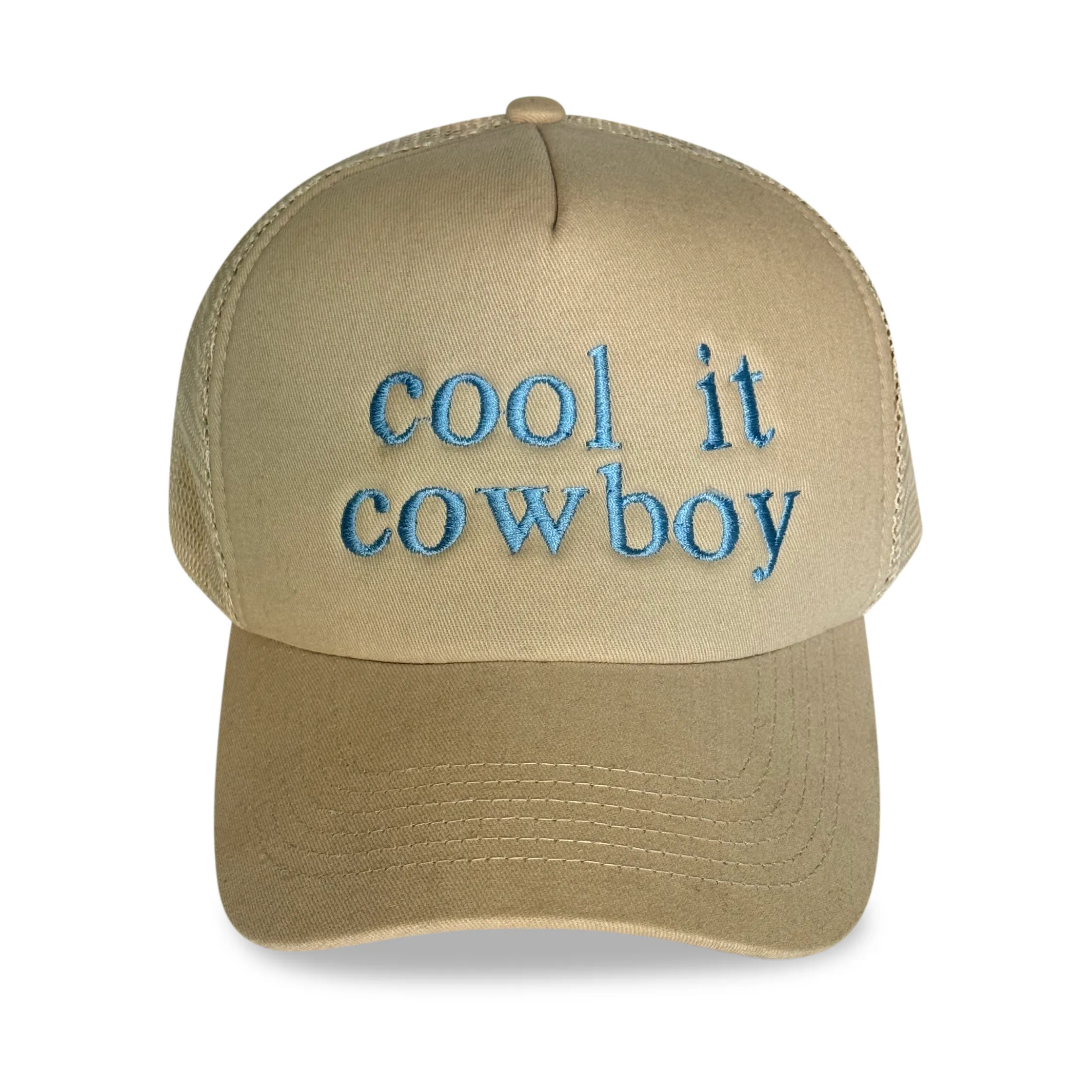 Cool It Cowboy - Sand Trucker Hat