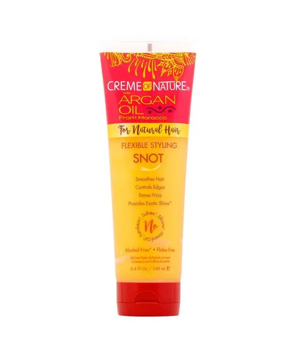 CREME OF NATURE ARGAN OIL FLEXIBLE STYLING SNOT (8.4 oz)