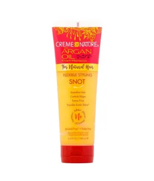 CREME OF NATURE ARGAN OIL FLEXIBLE STYLING SNOT (8.4 oz)