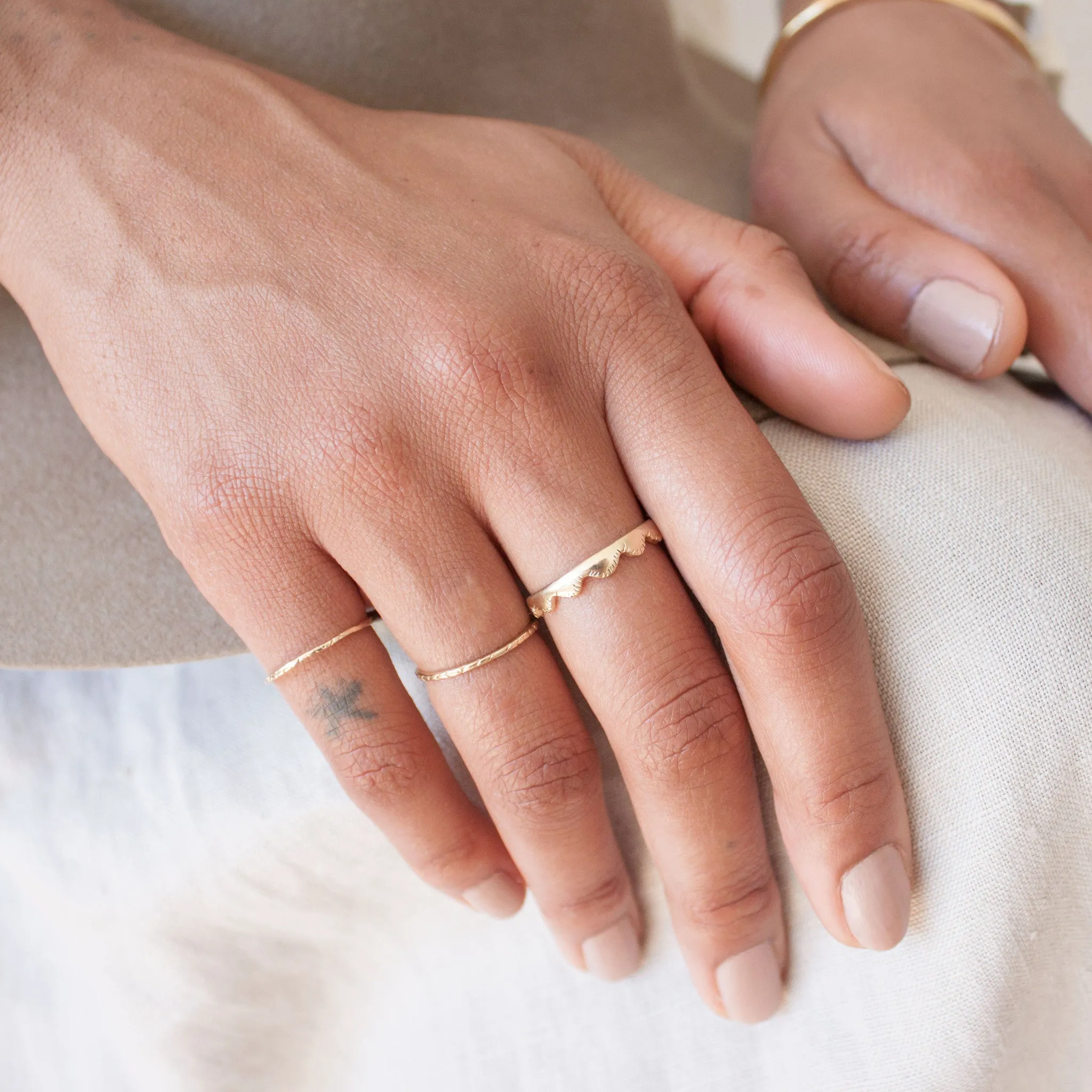 Dainty Woven Ring