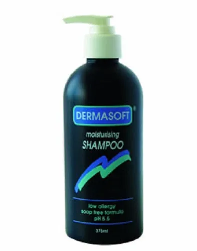 Dermasoft Moisturising Shampoo (Low Allergy Soap Free Formula) 375ml