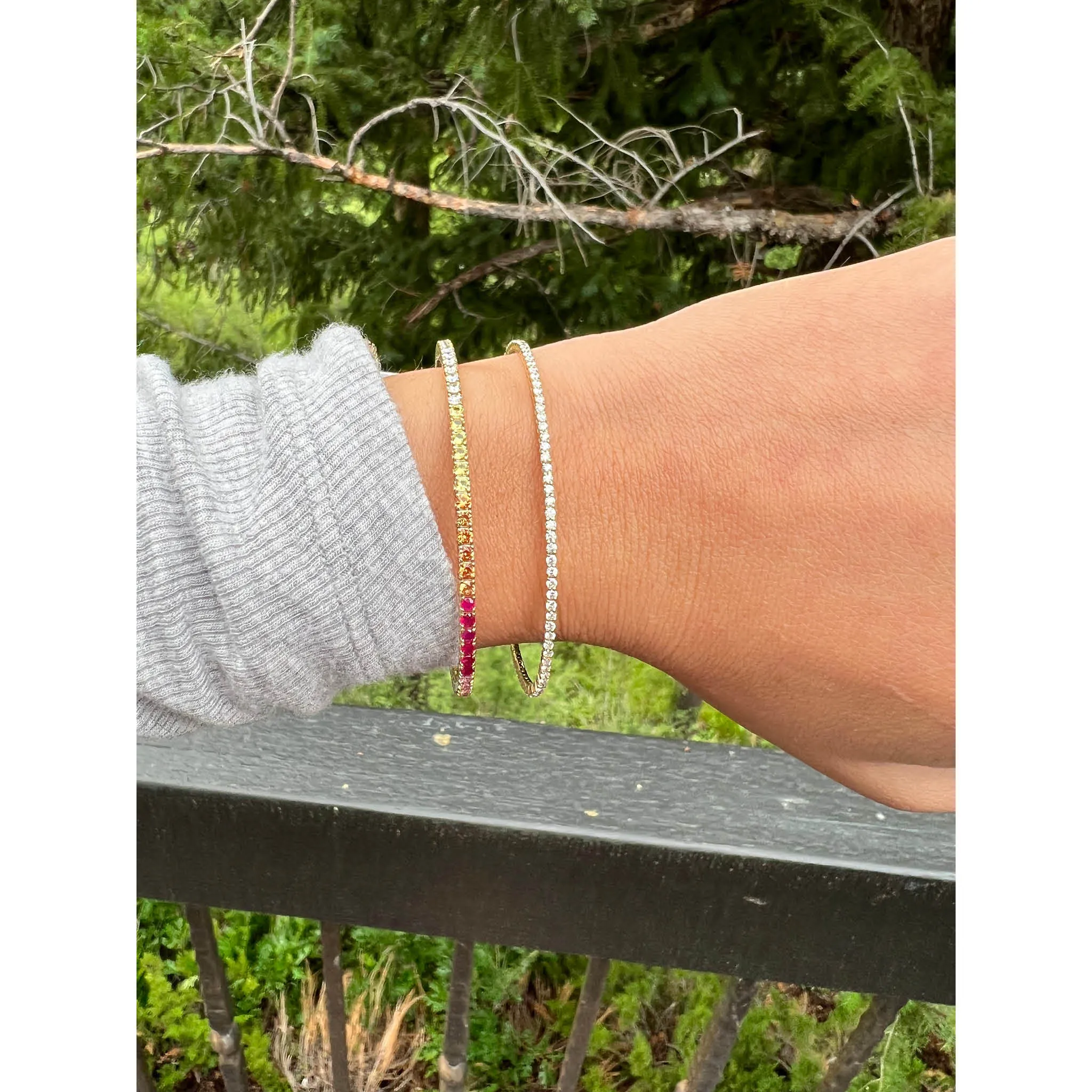 Diamond Flex Bangle