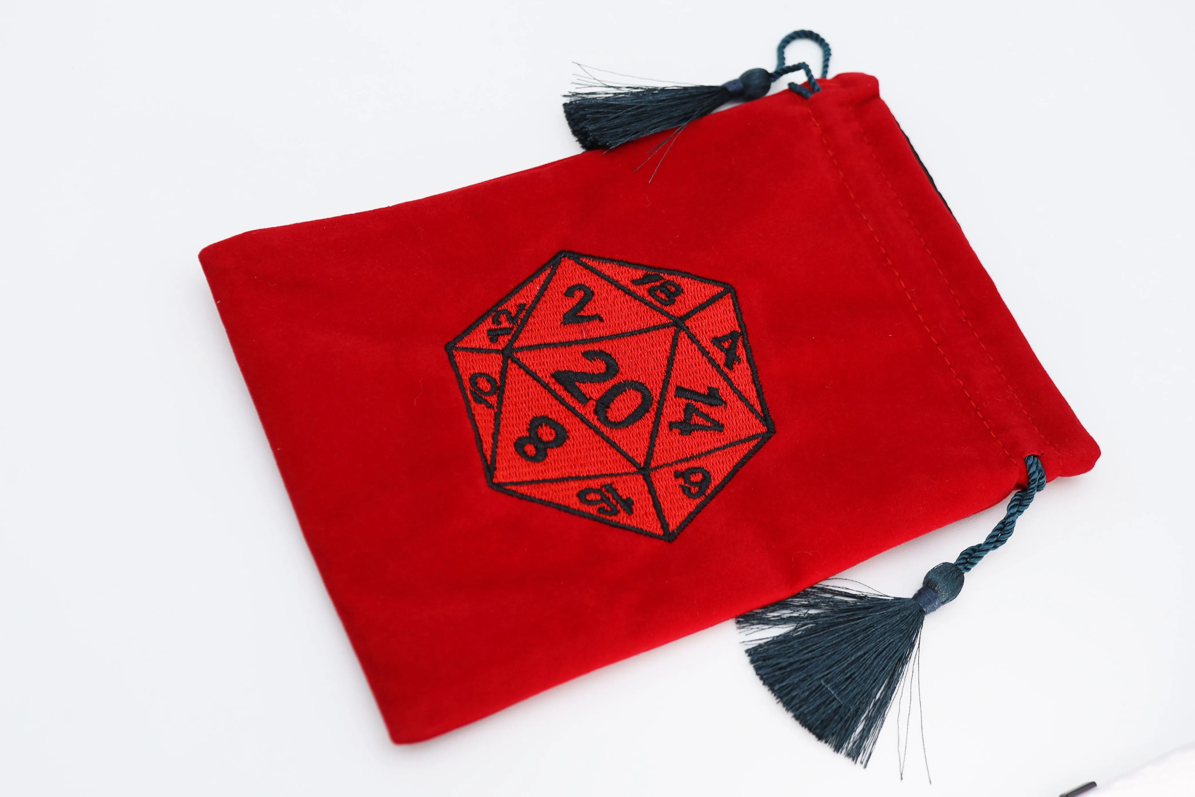 Dice Bag - Red D20