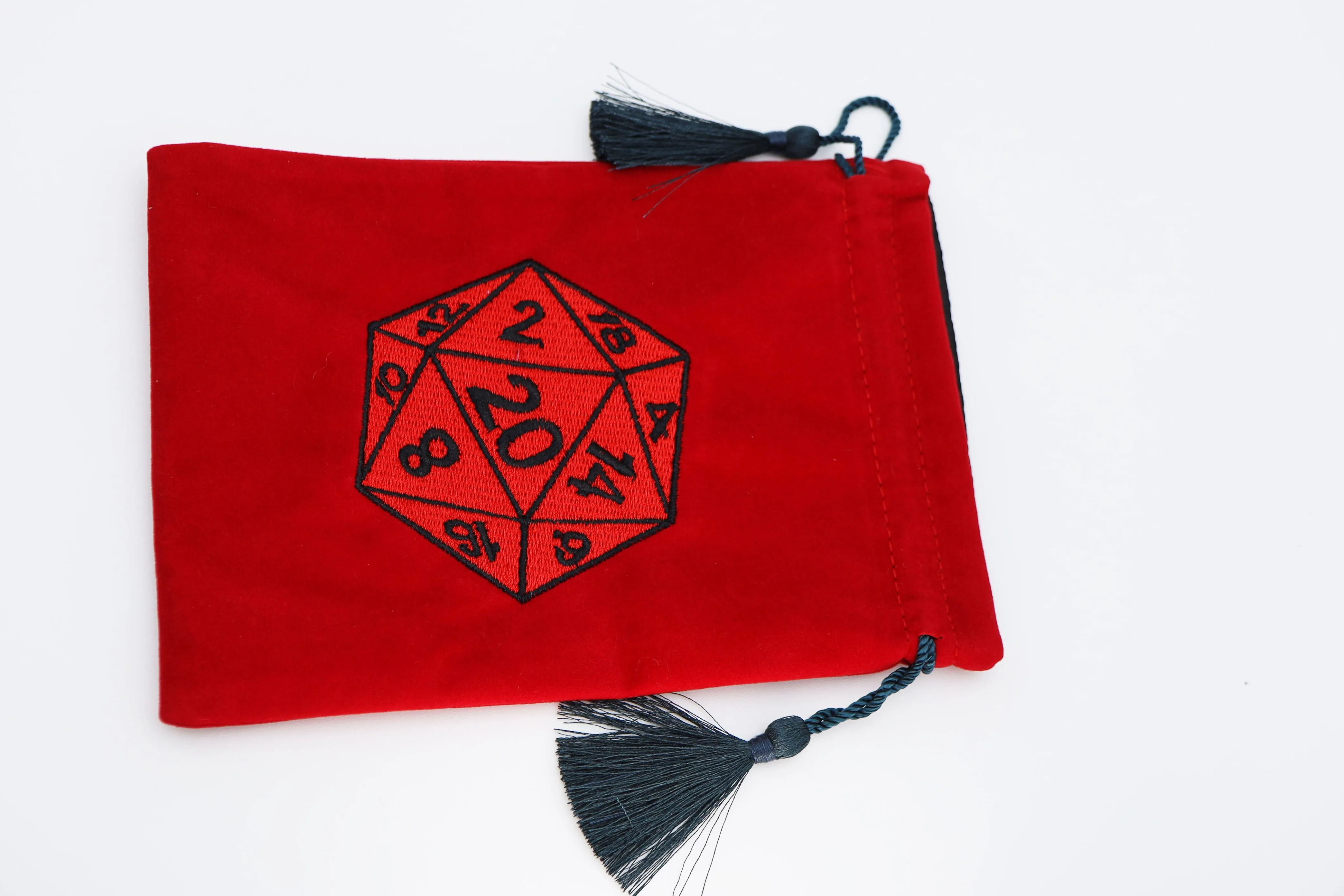 Dice Bag - Red D20