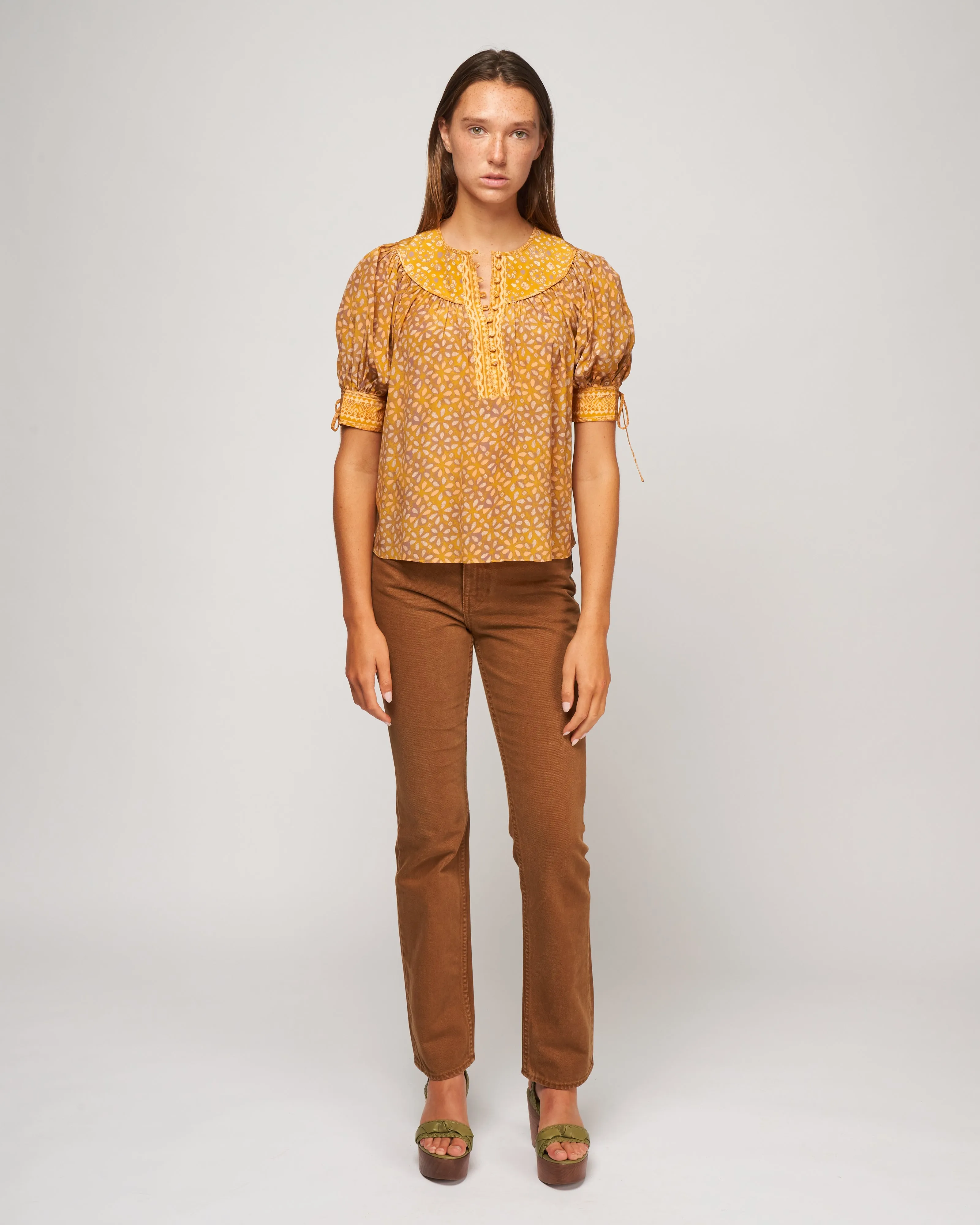 dina top - citrine
