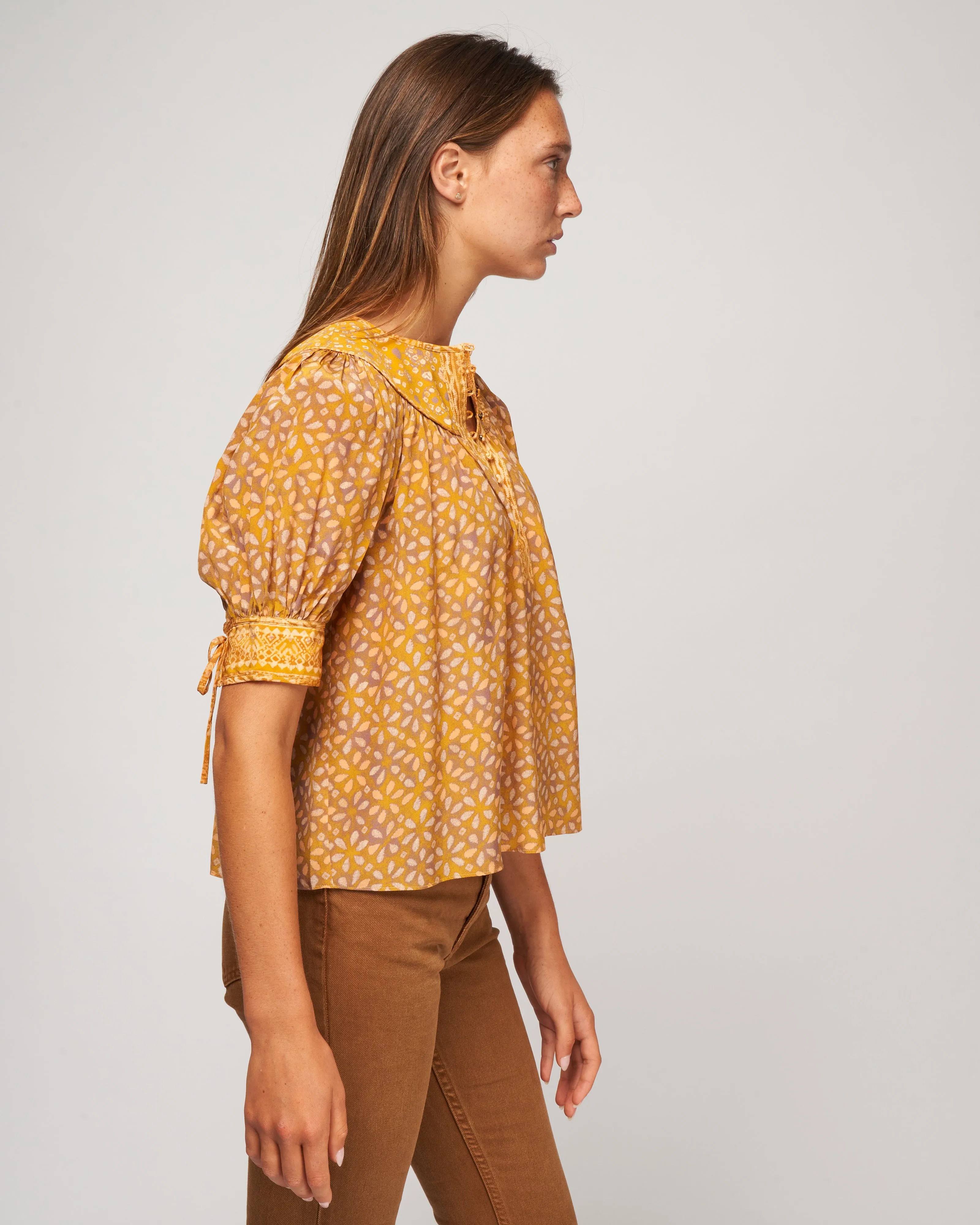 dina top - citrine