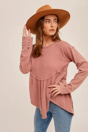 Drea Waffle Top