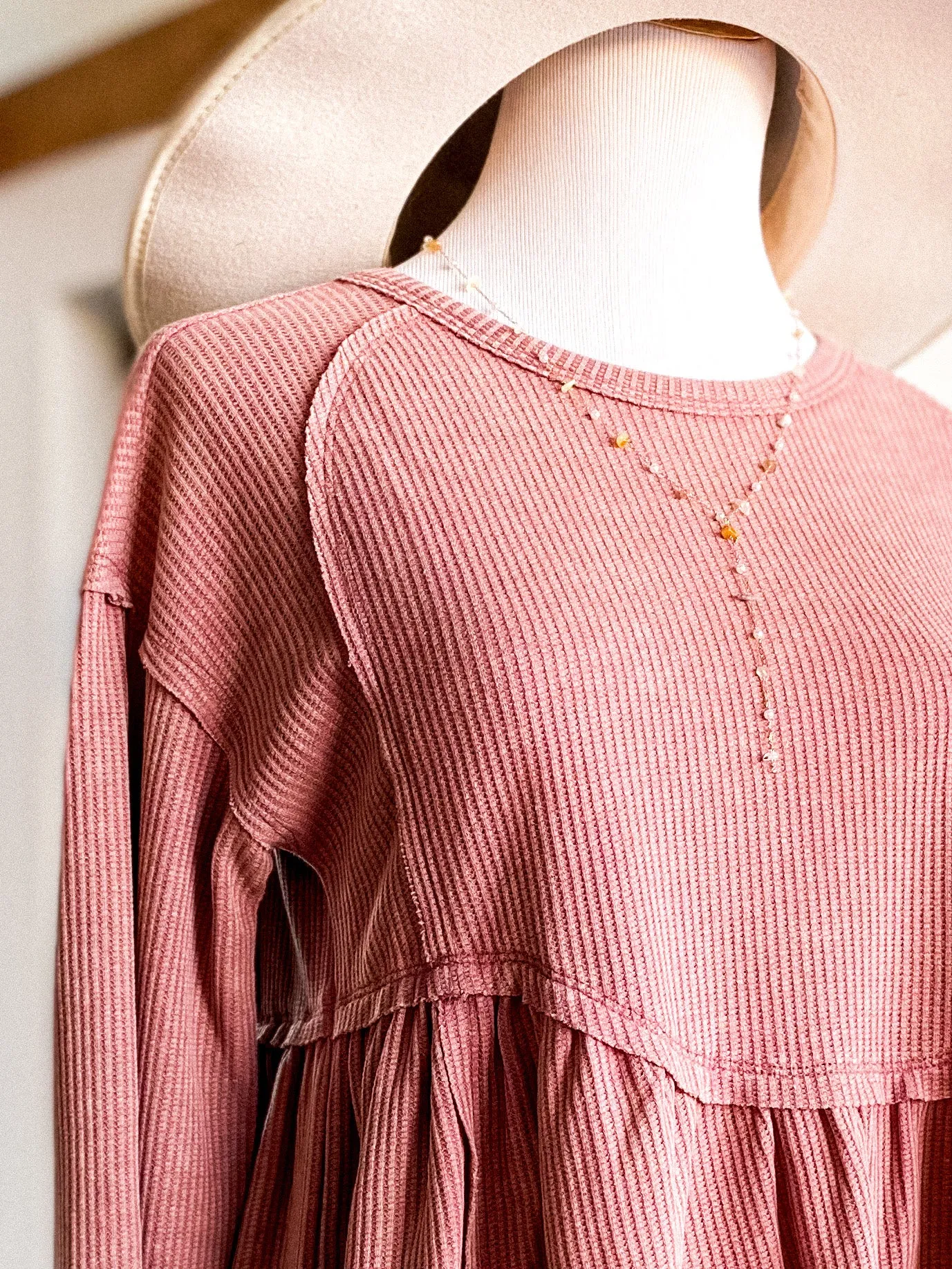 Drea Waffle Top