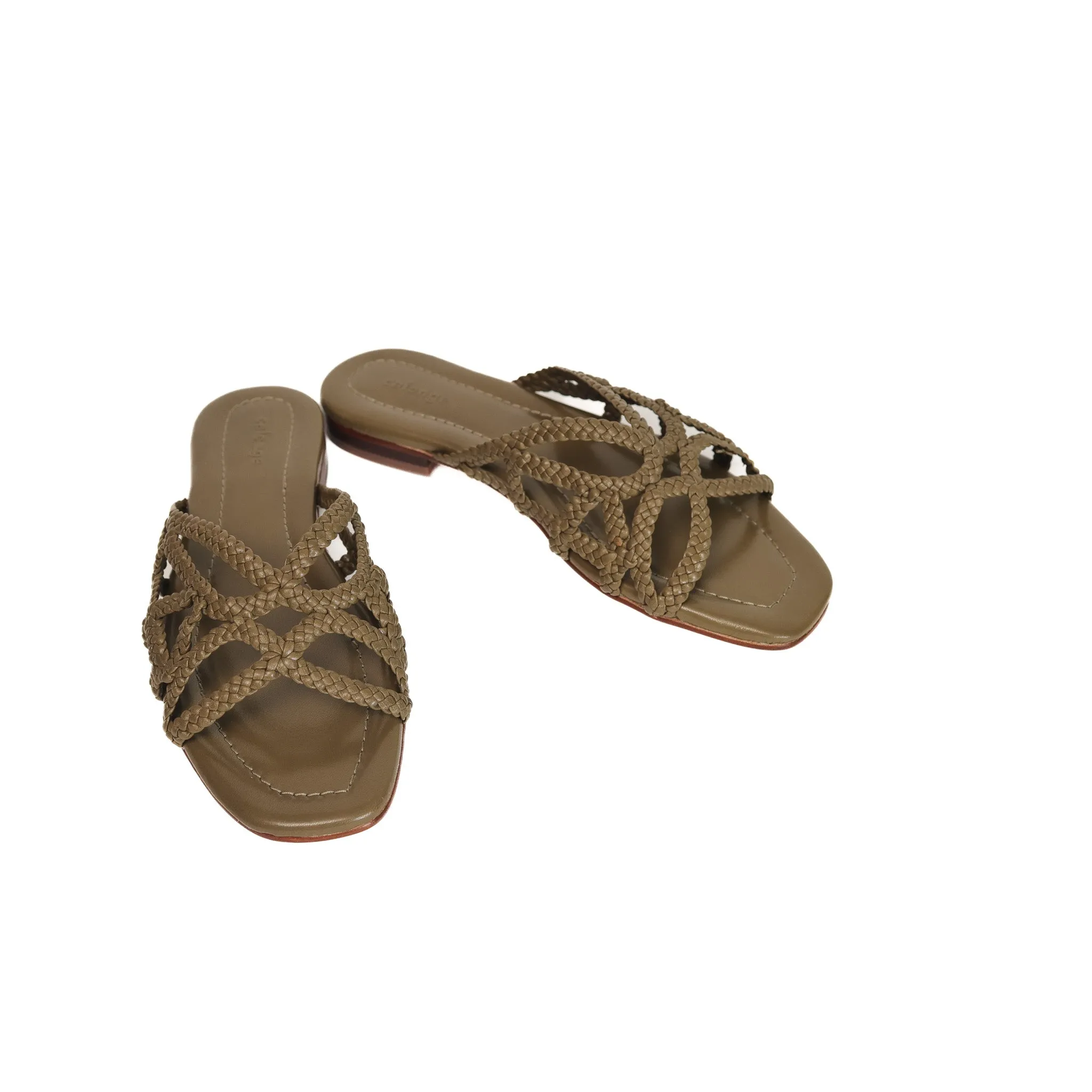 ELODIE 64 SANDAL - OLIVE