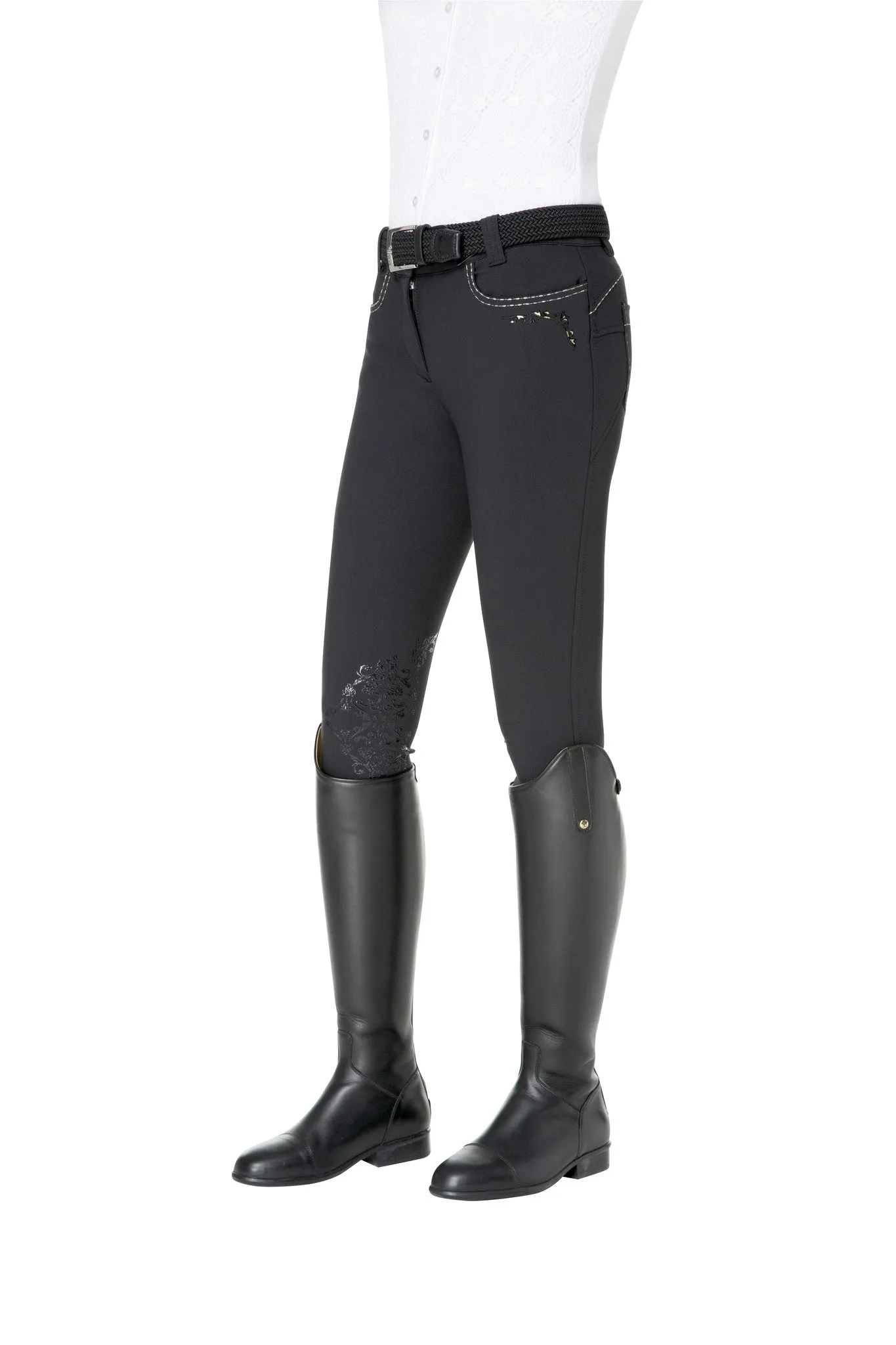 Equiline Alicia White IT 48 Womens Breeches