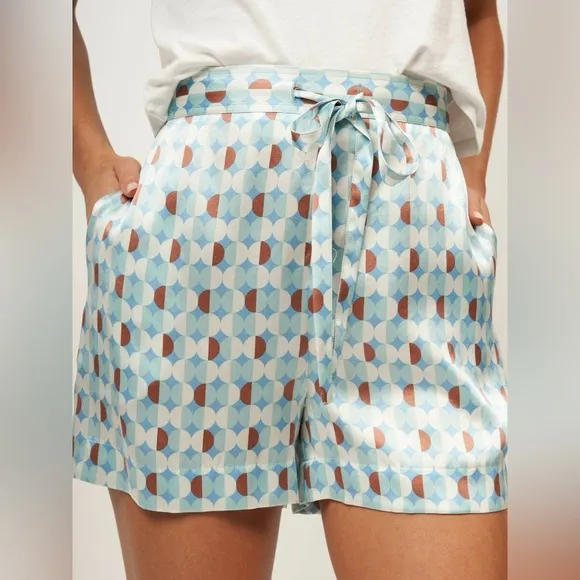 EQUIPMENT ANGELIQUE SILK SHORTS