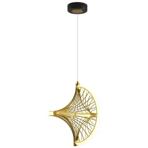 Fan-shaped Pendant Light