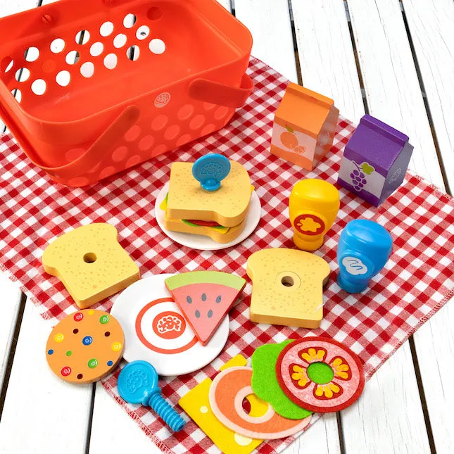 Fat Brain Pretendables Picnic Basket Set