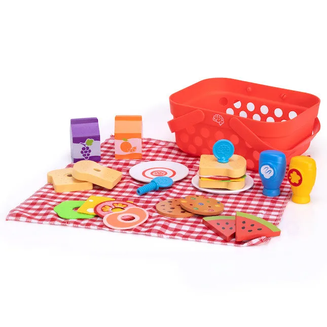 Fat Brain Pretendables Picnic Basket Set