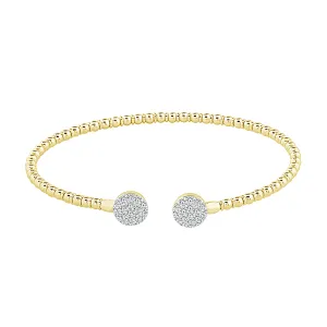 Flexie Diamond Bangle 1/2 ct tw 14k Yellow Gold