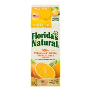 Florida Natural Most Pulp Orange Juice 52oz