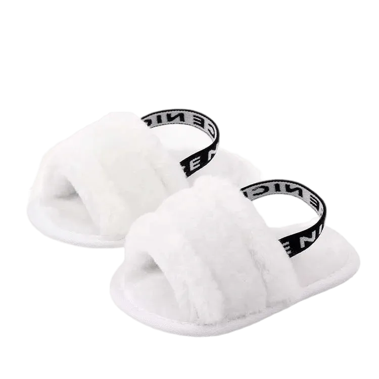 Fluffy Slippers With Nice Strap