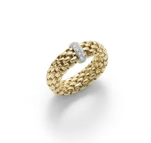 FOPE Vendome Flex'it 18K Gold and Diamond Ring