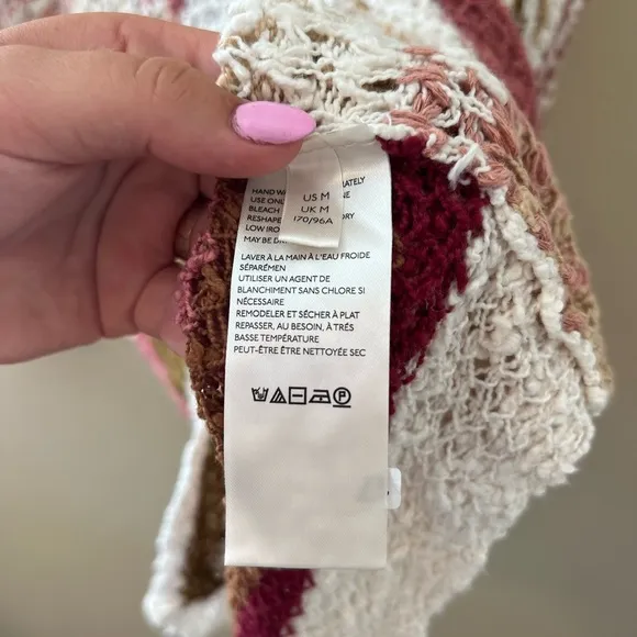 Free People Bayside Knit Tunic Pullover in the Romance Combo​