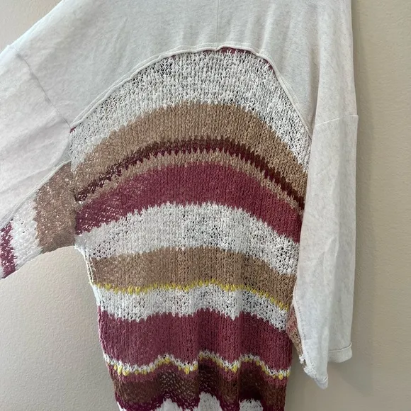 Free People Bayside Knit Tunic Pullover in the Romance Combo​