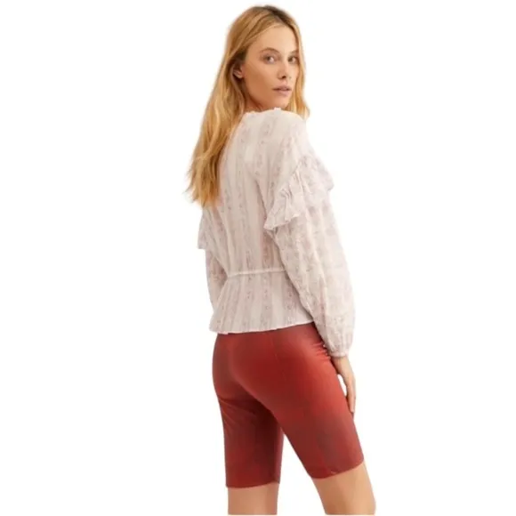 Free People Heatwave Faux Suede Bike Shorts