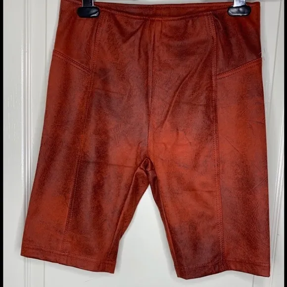 Free People Heatwave Faux Suede Bike Shorts