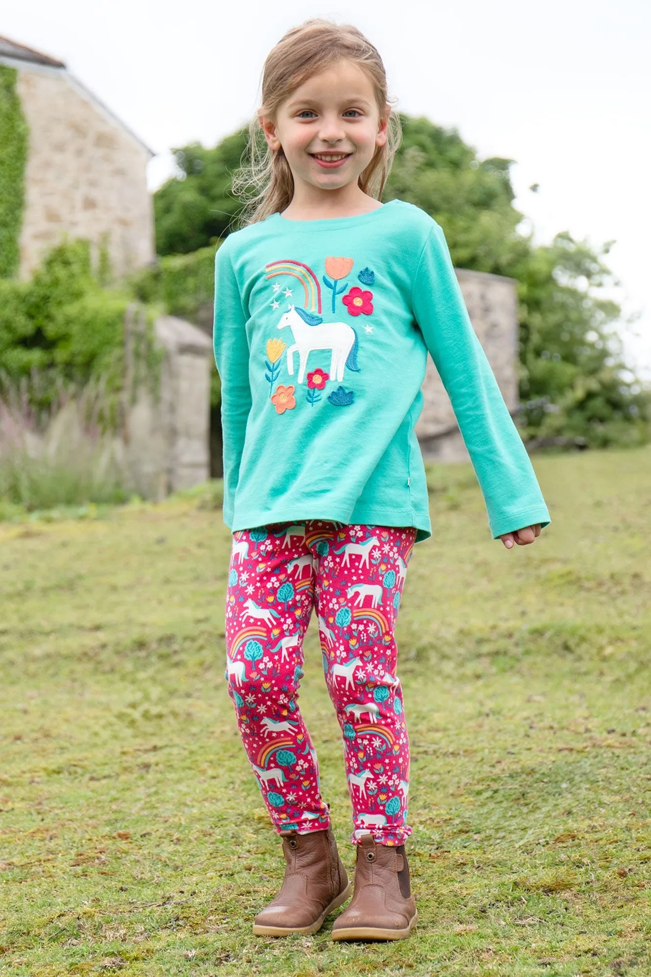 Frugi Libby Leggings 500090A4wdhr Wild Horses