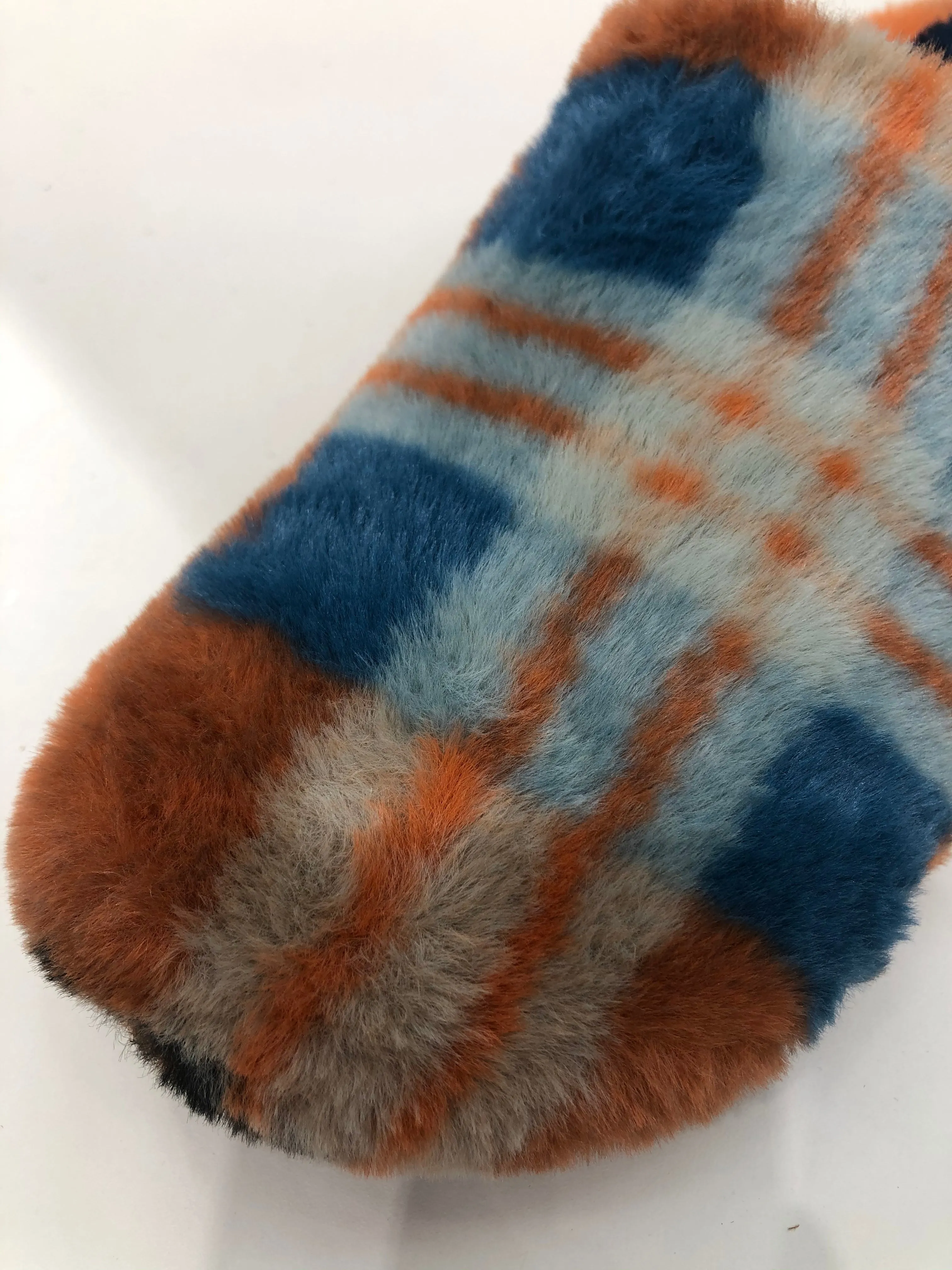FUNKY FEATHER ORANGE WIDE FIT