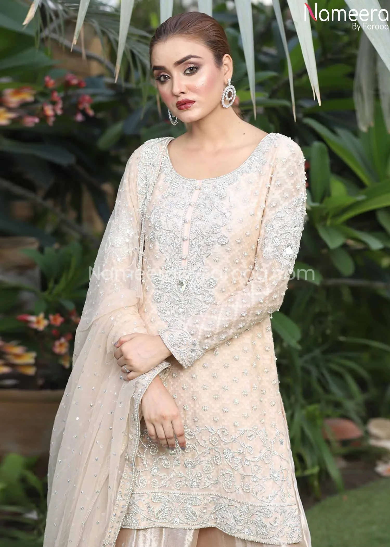 Gharara Pakistani for Nikah with Short Shirt #BR192