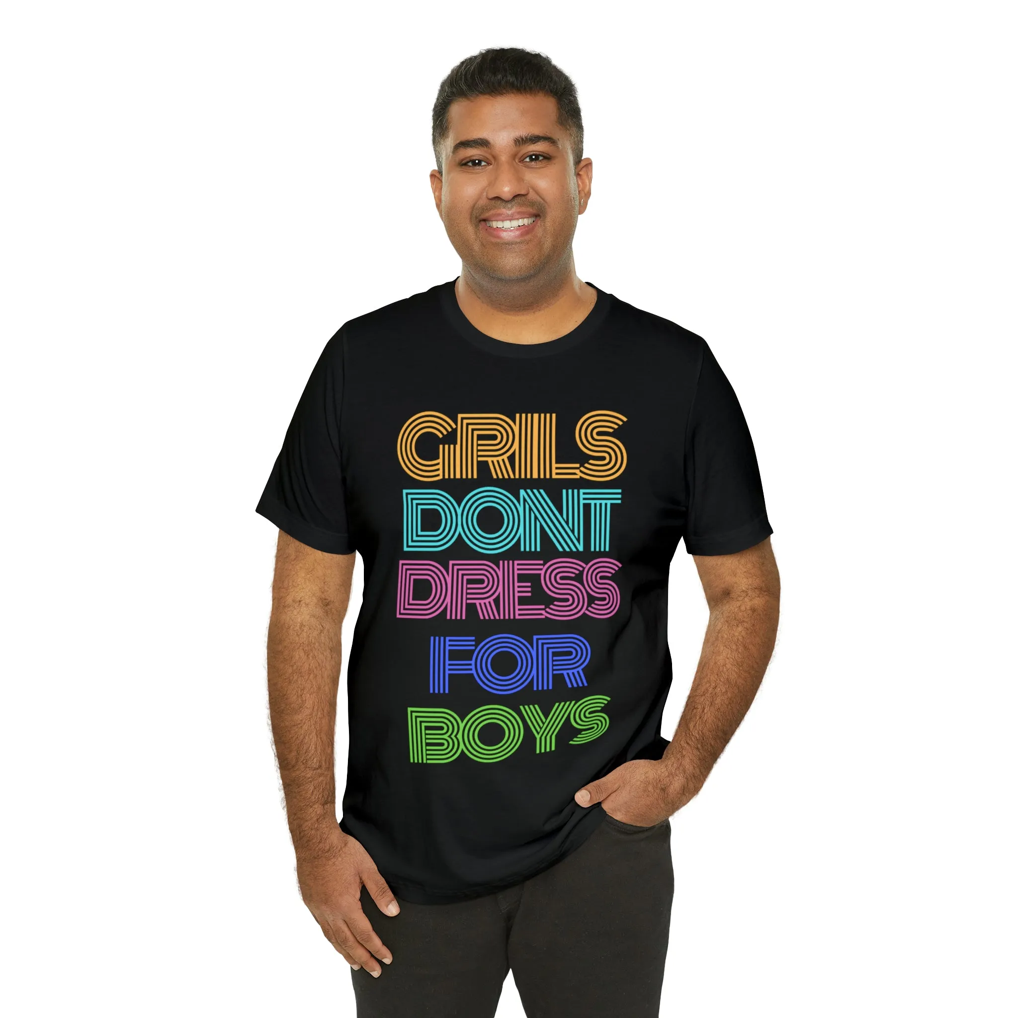 Girls Don't Unisex Crew Neck T-Shirt (S-3XL)