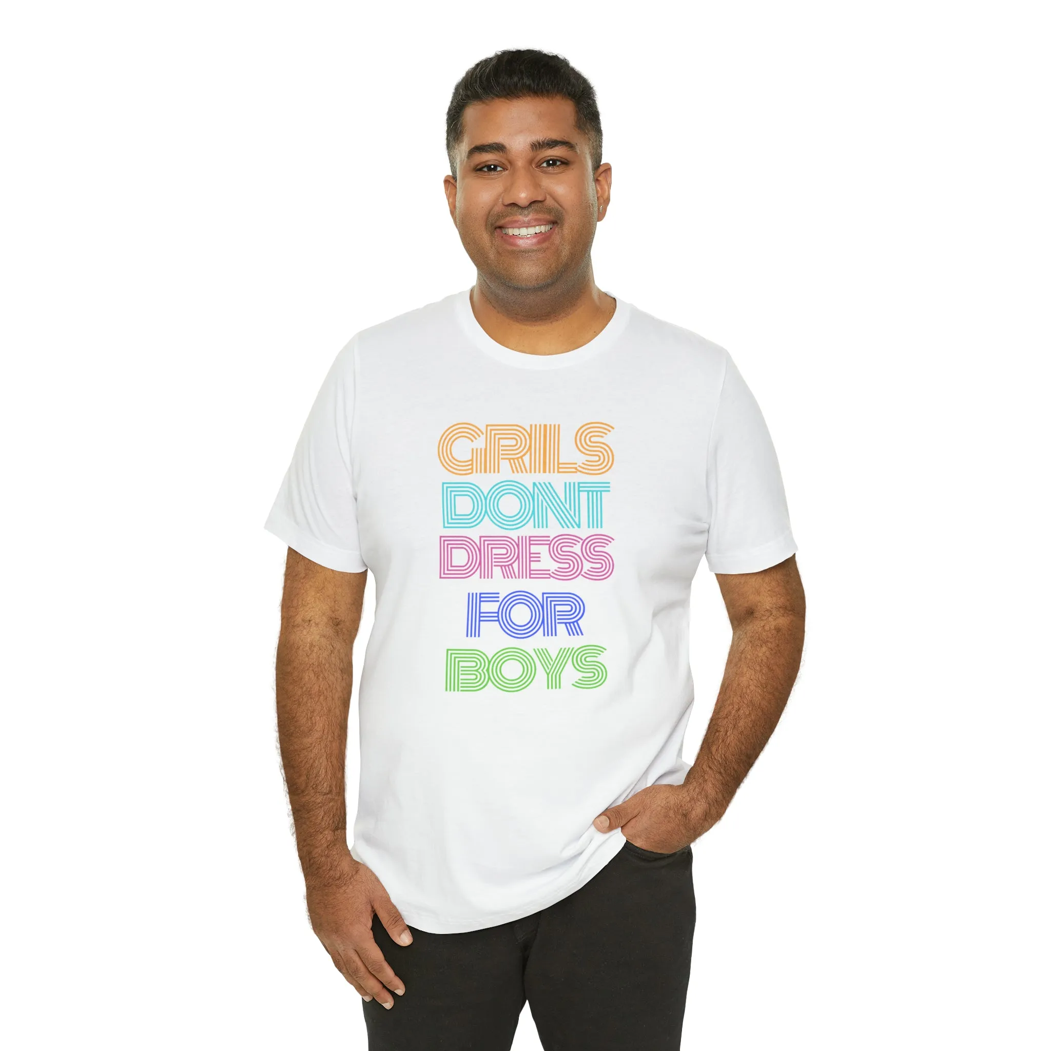 Girls Don't Unisex Crew Neck T-Shirt (S-3XL)