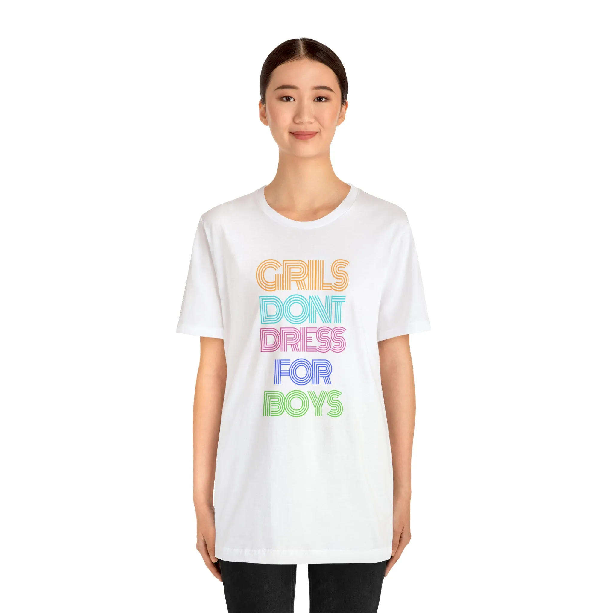 Girls Don't Unisex Crew Neck T-Shirt (S-3XL)