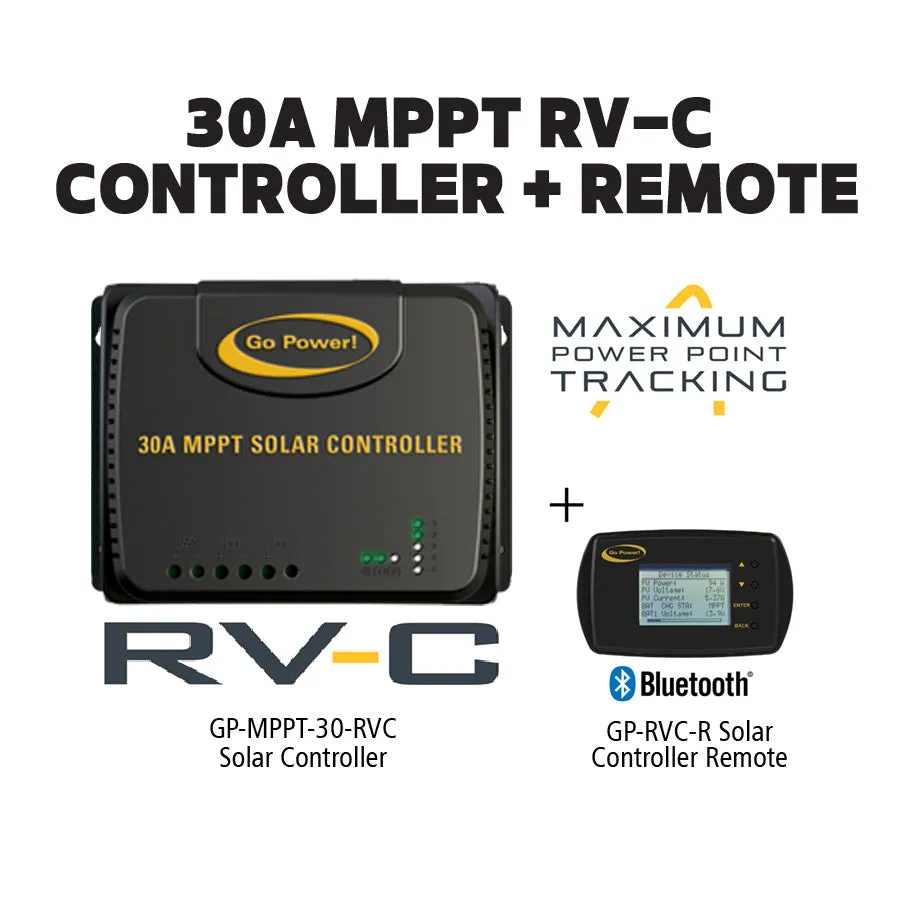 Go Power! SOLARFLEX™ ECLIPSE 190W   30A MPPT Controller Solar Kit