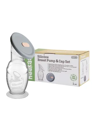 Haakaa Bilingual PKG-Combo Tire-Lait et Capuchon 100% silicone 100 ml (Min. of 6 multiples of 6) Top Seller