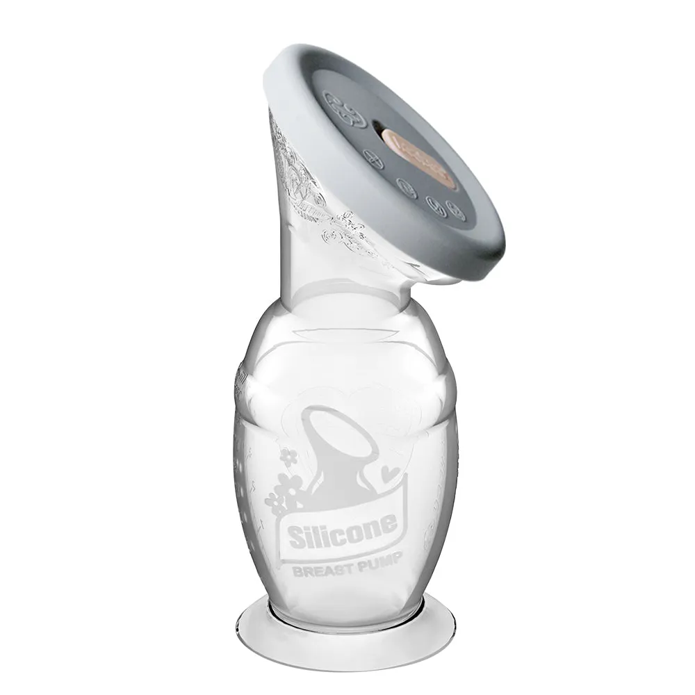 Haakaa Bilingual PKG-Combo Tire-Lait et Capuchon 100% silicone 100 ml (Min. of 6 multiples of 6) Top Seller