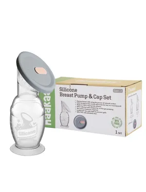 Haakaa English/ French PKG-Combo Tire-Lait et Capuchon 100% silicone 150 ml (Min. of 6 multiples of 6) Top Seller