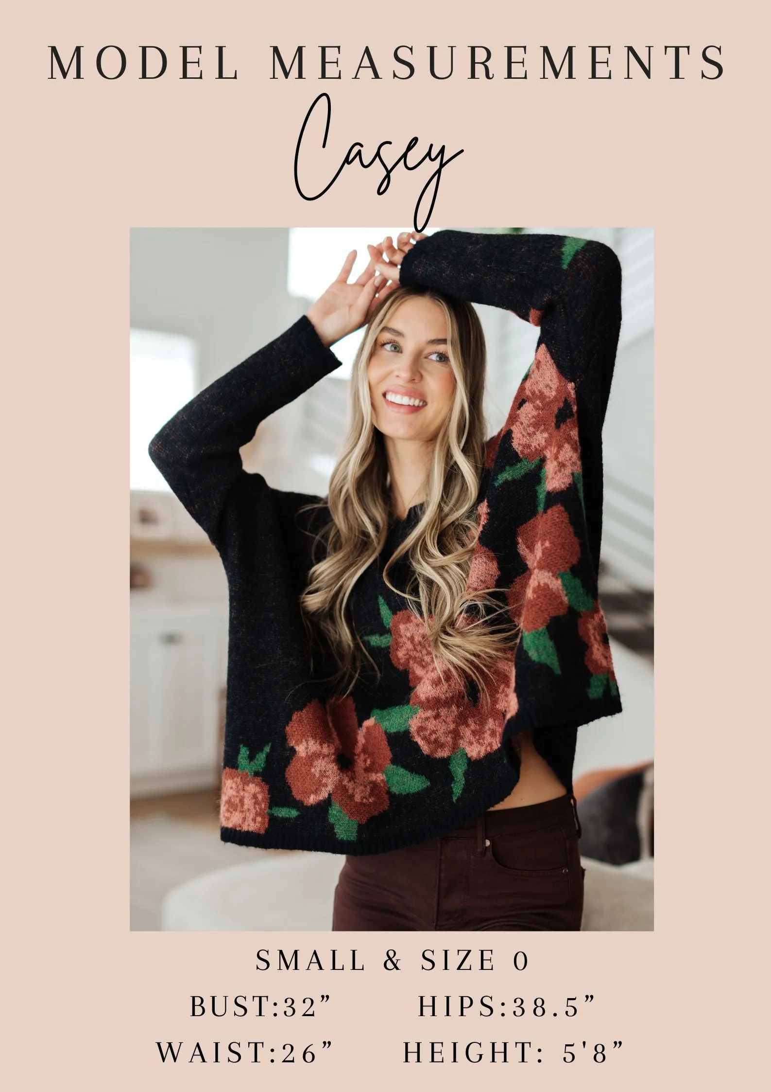 Hazel Blues® |  Can't Stop this Feeling V-Neck Knit Sweater