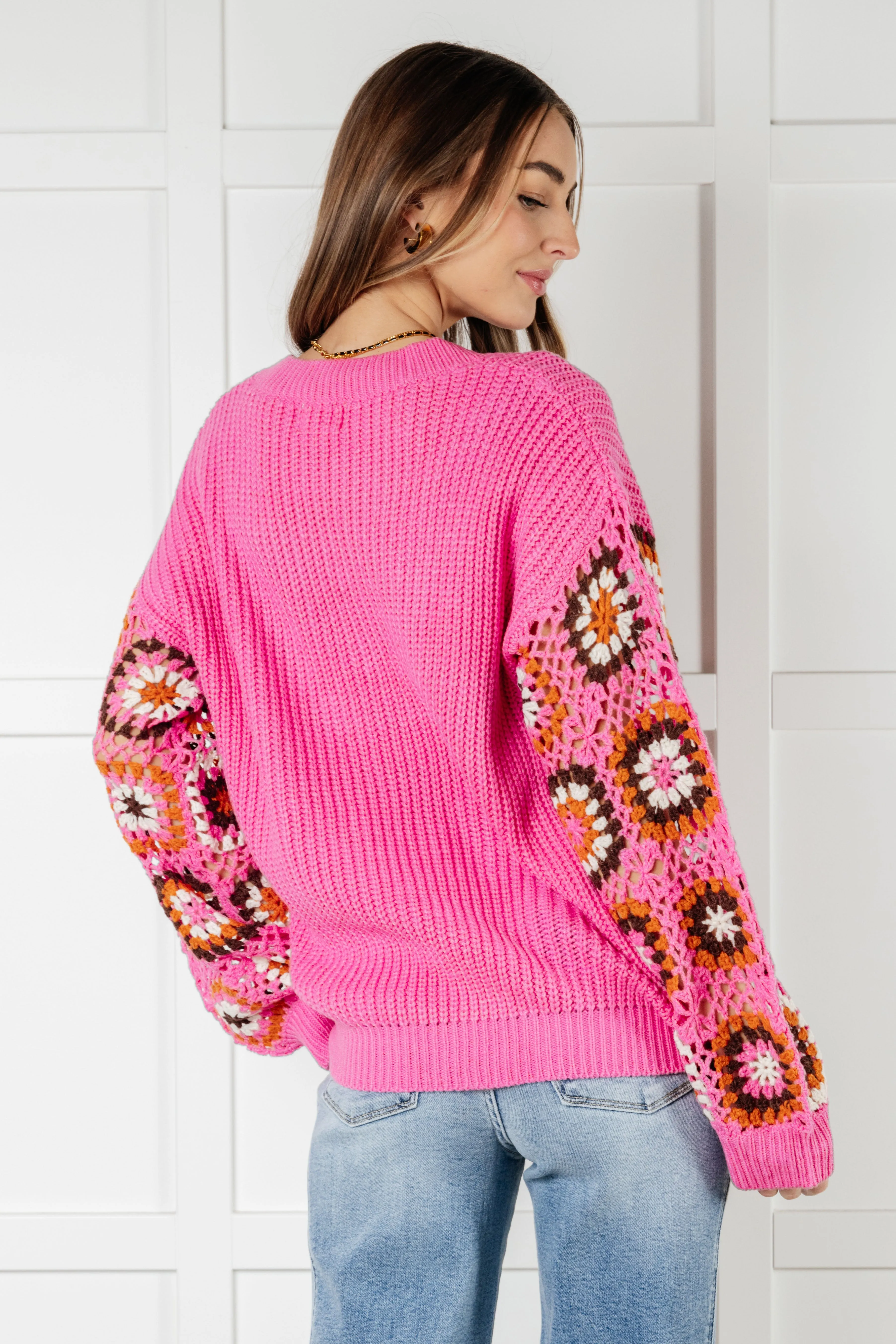 Hazel Blues® |  Can't Stop this Feeling V-Neck Knit Sweater