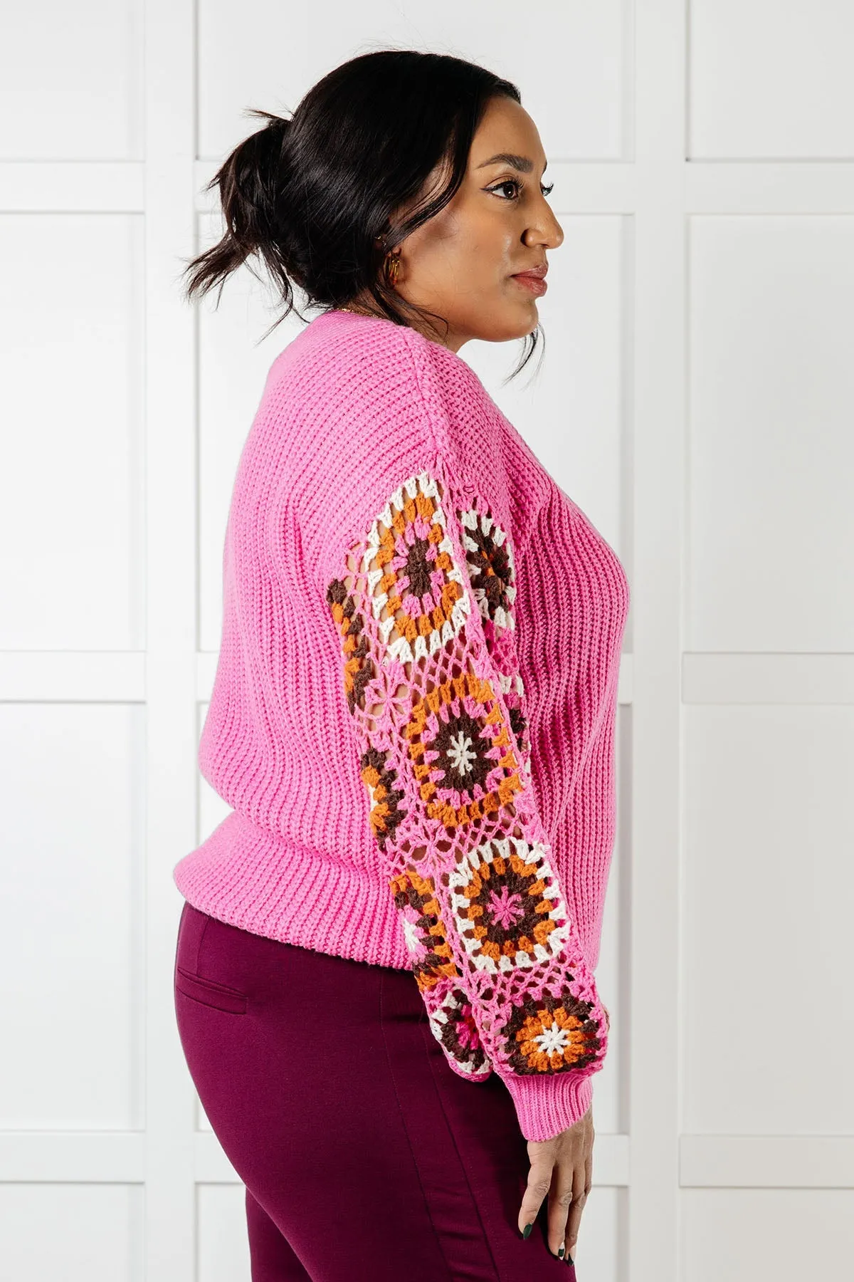 Hazel Blues® |  Can't Stop this Feeling V-Neck Knit Sweater