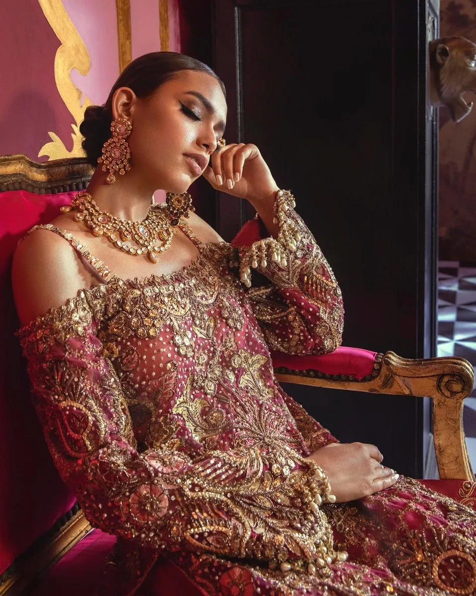 Heavy Red Indian Bridal Lehenga with Long Shirt #BN1154